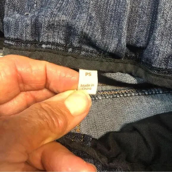 Soft Surrounding Women’s Pant Pull On Wide Waist Frayed Hem Patch Pockets - Picture 6 of 7